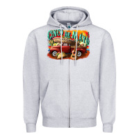 Heather Grey cinco de mayo truck Zipper Hoodie - CowGirlArtShop