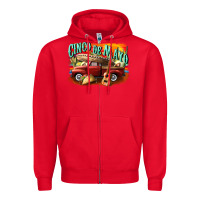 Red cinco de mayo truck Zipper Hoodie - CowGirlArtShop
