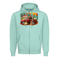 Seafoam cinco de mayo truck Zipper Hoodie - CowGirlArtShop