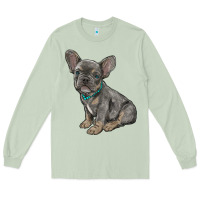 Matcha french bulldog Long Sleeve Tee - RanaPortraitStore