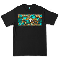 Black western  bison wild soul turquoise's gemstones  license plate template Premium Tee - BarkalooDesign