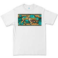 White western  bison wild soul turquoise's gemstones  license plate template Premium Tee - BarkalooDesign