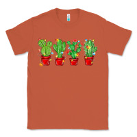 Copper Christmas Cactuses Classic Tee - MaliasSmallBusiness