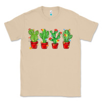 Mushroom Christmas Cactuses Classic Tee - MaliasSmallBusiness