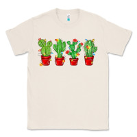 Natural Christmas Cactuses Classic Tee - MaliasSmallBusiness