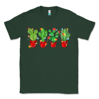Sports Green Christmas Cactuses Classic Tee - MaliasSmallBusiness