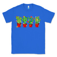 True Royal Christmas Cactuses Classic Tee - MaliasSmallBusiness