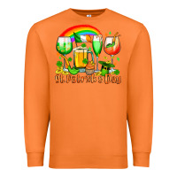 Carrot St. Patrick's wine glasses Premium Sweatshirt - OliviaCreatesArt