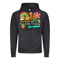 Vintage Black hello fourth grade Vintage Hoodie - NancyCooperArtShop