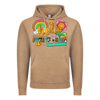 Vintage Coffee hello fourth grade Vintage Hoodie - NancyCooperArtShop