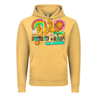 Vintage Mustard hello fourth grade Vintage Hoodie - NancyCooperArtShop