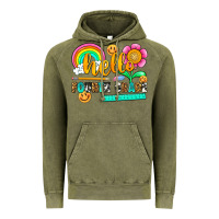 Vintage Olive hello fourth grade Vintage Hoodie - NancyCooperArtShop