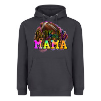 Smoke football mama Heavyweight Hoodie - OliviaCreatesArt