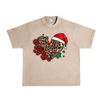 French Oak christmas paw heart Urban Heavy Tee - MaliasSmallBusiness