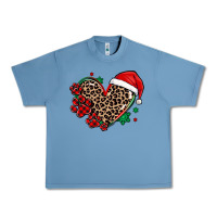 Pebble Blue christmas paw heart Urban Heavy Tee - MaliasSmallBusiness