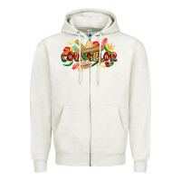 Oatmeal Heather cinco de mayo counselor Zipper Hoodie - CowGirlArtShop