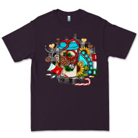 Plum Christmas sunflower gemstone nurse Premium Tee - JahusDesignShop