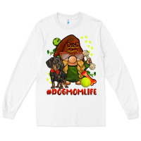 White dog mom  life gnome Long Sleeve Tee - BarkalooDesign