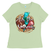 Matcha tis the season football helmet Ladies Tee - AdoDesignShop