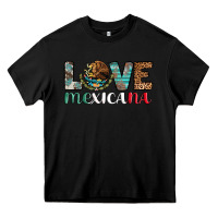Black love mexicana revise Heavy Core Tee - AdoDesignShop