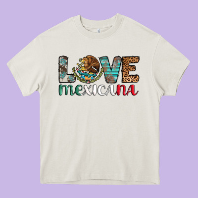 Love Mexicana Revise Heavy Core Tee Designed By Adodesignshop