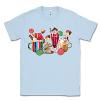 Dusty Blue mexico dessert coffee cups Classic Tee - MaliasSmallBusiness