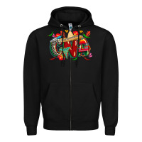 Black cinco de mayo cna Zipper Hoodie - CowGirlArtShop