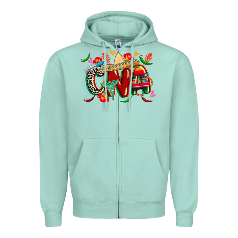Cinco De Mayo Cna Zipper Hoodie by CowGirlArtShop | Teevron