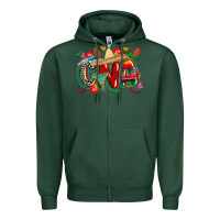 Sports Green cinco de mayo cna Zipper Hoodie - CowGirlArtShop