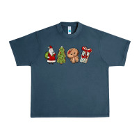 Midnight Navy christmas milk and cookies Urban Heavy Tee - MaliasSmallBusiness