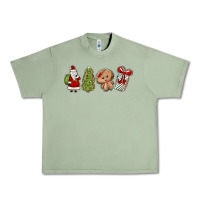 Oil Green christmas milk and cookies Urban Heavy Tee - MaliasSmallBusiness