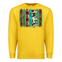 Lemon western brushstroke Premium Sweatshirt - OliviaCreatesArt