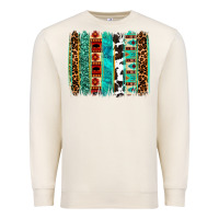 Sandshell western brushstroke Premium Sweatshirt - OliviaCreatesArt