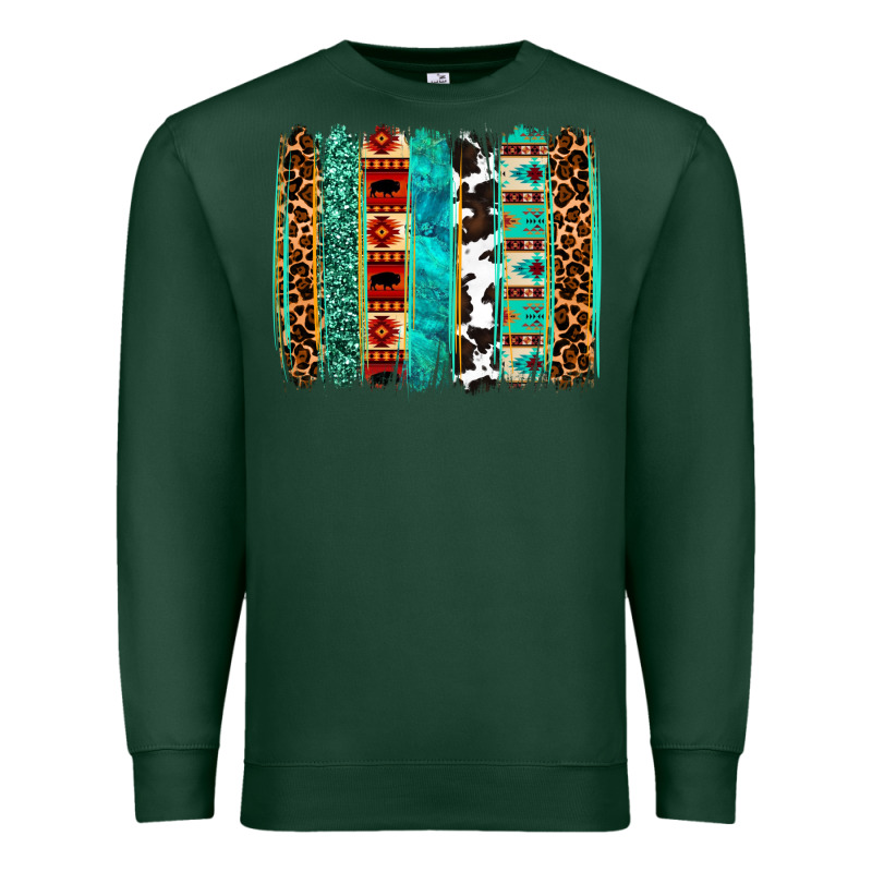 Western Brushstroke Premium Sweatshirt by OliviaCreatesArt | Teevron
