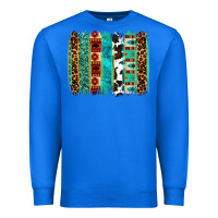 True Royal western brushstroke Premium Sweatshirt - OliviaCreatesArt