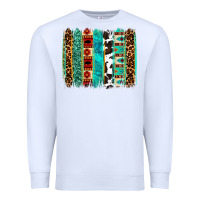 White western brushstroke Premium Sweatshirt - OliviaCreatesArt