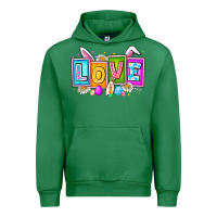 Emerald Love Easter Urban Hoodie - CowhideDigitalArt