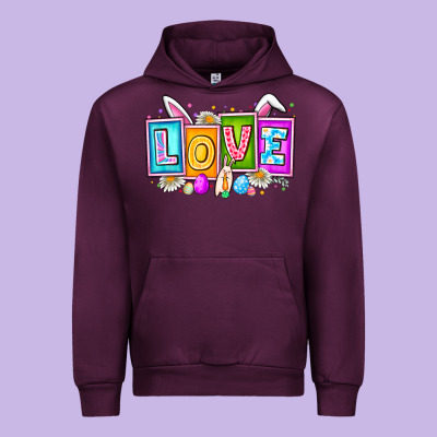 Love Easter Urban Hoodie Designed By Cowhidedigitalart