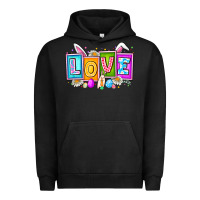 Pigment Black Love Easter Urban Hoodie - CowhideDigitalArt