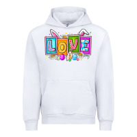 White Love Easter Urban Hoodie - CowhideDigitalArt
