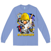 Colony Blue Architect life gnome Long Sleeve Tee - BarkalooDesign