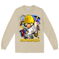 Mushroom Architect life gnome Long Sleeve Tee - BarkalooDesign