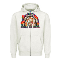 Cinco De Mayo Rainbow Zipper Hoodie | Teevron