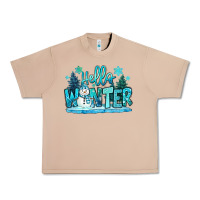 Burro hello winter snowman Urban Heavy Tee - MaliasSmallBusiness