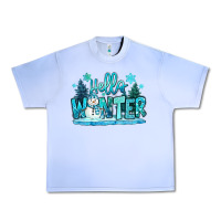 Grape Ice hello winter snowman Urban Heavy Tee - MaliasSmallBusiness