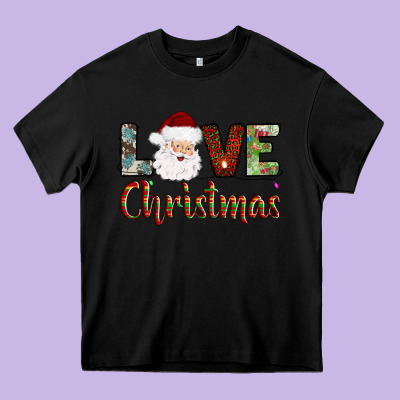 Love Christmas Heavy Core Tee Designed By Adodesignshop
