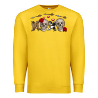 Lemon Xoxo Valentine skulls Valentine's Day Premium Sweatshirt - FaDigitalArtStudio