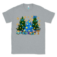 Heather Grey Hannukah Christmas trees Classic Tee - NancyCooperArtShop
