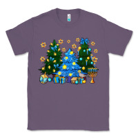 Lavender Hannukah Christmas trees Classic Tee - NancyCooperArtShop