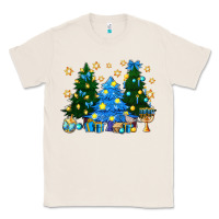 Natural Hannukah Christmas trees Classic Tee - NancyCooperArtShop